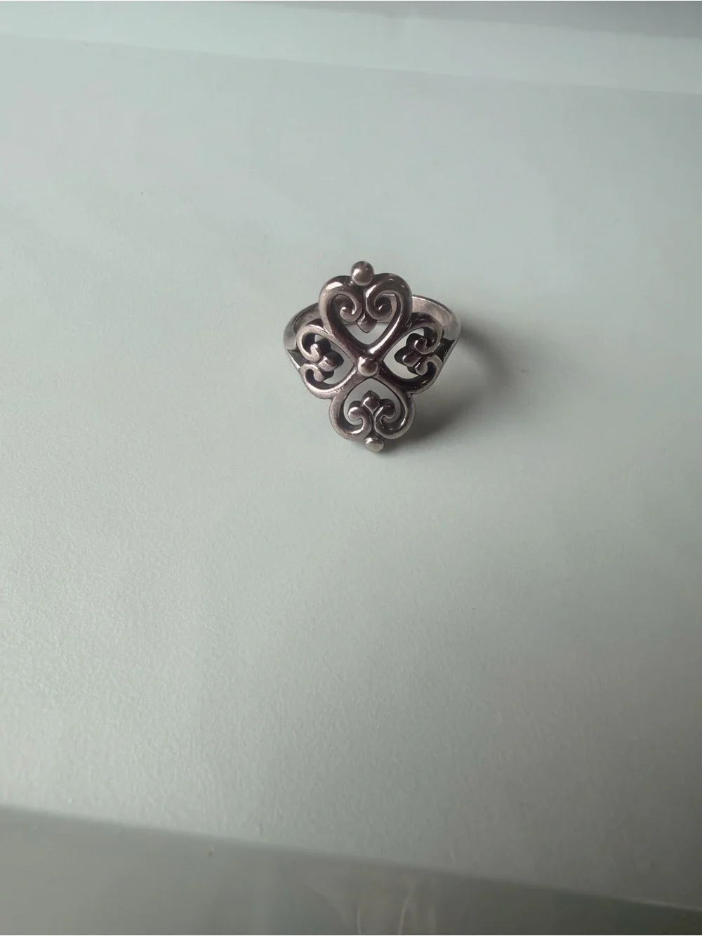 James Avery Silver Filigree Heart Ring - Women's Silver Fashion Ring